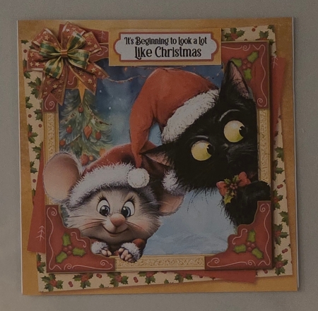 Peek a Boo Christmas 11 6x6 by Marion Harding