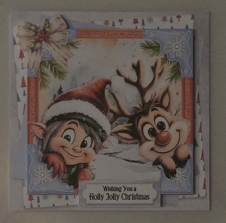 Peek a Boo Christmas 13 6x6 by Marion Harding