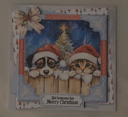 Peek a Boo Christmas 16 6x6 by Marion Harding