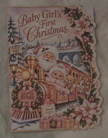 baby girls 1st christmas shaped  by Marion Harding