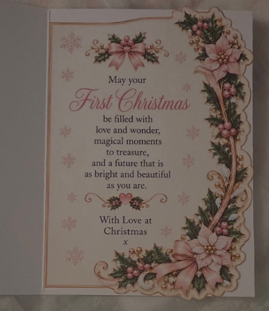 baby girls 1st christmas shaped  by Marion Harding
