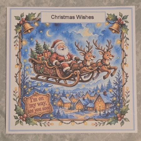 Santa is on his way by Marion Harding