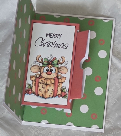 Christmas Pop-Up Gift Card K-4 by Marion Harding