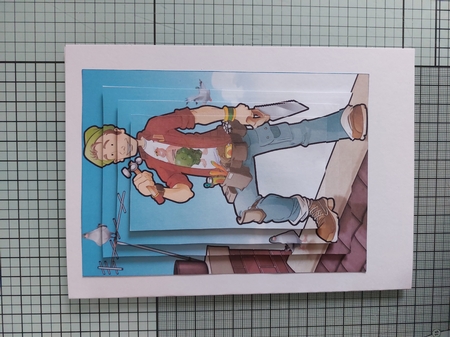 Roofer/DIY Dude Pyramid by Marion Harding