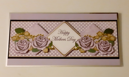 Lilac Rose Mothers Day Exlarge Dl Diamond Topper by Marion Harding