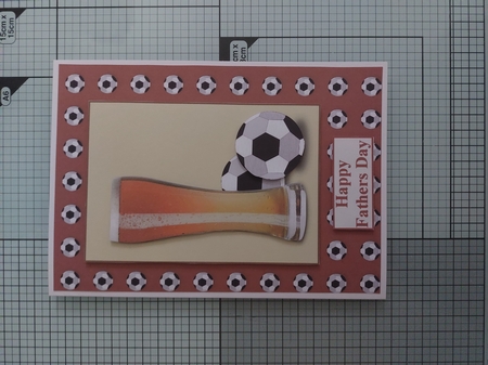 Football Red Insert by Marion Harding