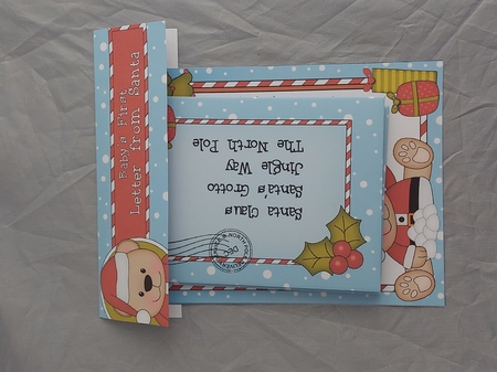 Xmas Livvy Bear Baby's 1st Santa Letter to and from Santa by Marion Harding