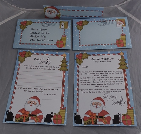 Xmas Baby's 1st Santa Letter to and from Santa by Marion Harding