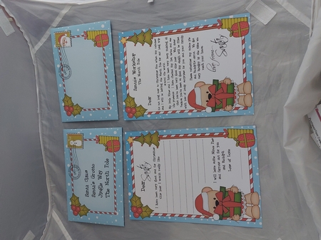 Xmas Livvy Bear Child's Santa Letter to and from Santa by Marion Harding