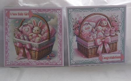 Lovely Peach Bubble Effect Sentiments in Ornate Tags by Marion Harding