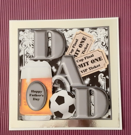 DAD - Beer & Football by Marion Harding
