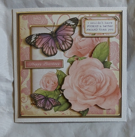 BUTTERFLY BLOSSOMS 4 SHEET MINI KIT LIGHT PINK by Marion Harding