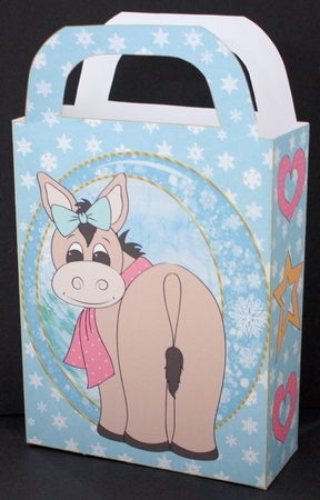 Christmas donkey gift bag 4 by Marion Kimberley-Scott