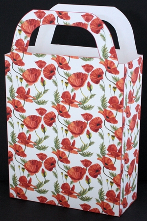Red poppies gift bag 4 by Marion Kimberley-Scott