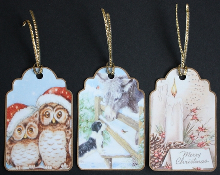 Christmas Gift Tags 1 by Marion Kimberley-Scott