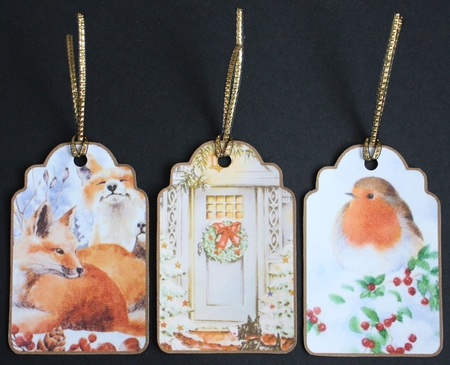 Christmas Gift Tags 2 by Marion Kimberley-Scott