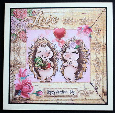 Valentines Cute Creatures Cardfront- (4) by Marion Kimberley-Scott