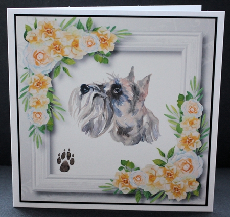 Beautiful Dogs & Camellias QUICK TOPPER Bumper Kit by Marion Kimberley-Scott