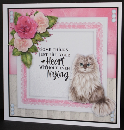 Kitty Love 5 Mini Card Kit by Marion Kimberley-Scott