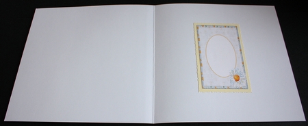 4 x DAISY MINI-INSERTS/MINI-TOPPERS: 1 Blank, 3 With Verses/Sentiments by Marion Kimberley-Scott