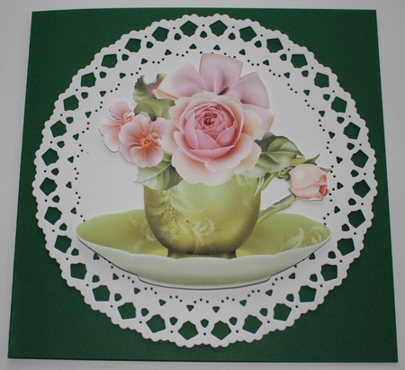 Floral Teacup & Saucer Decoupage Sheet Bumper Kit 1 by Marion Kimberley-Scott
