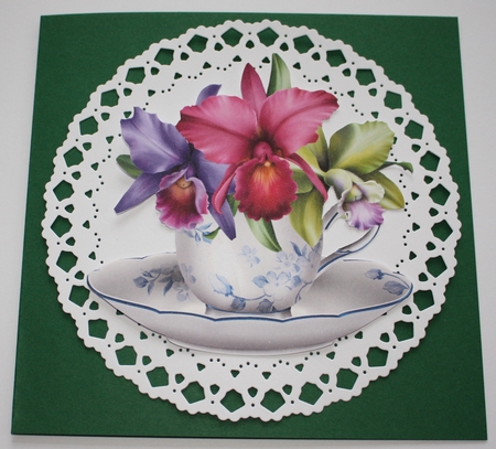 Floral Teacup & Saucer Decoupage Sheet Bumper Kit 2 by Marion Kimberley-Scott