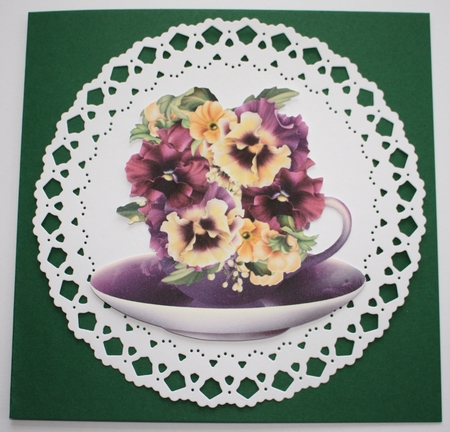 Floral Teacup & Saucer Decoupage Sheet Bumper Kit 3 by Marion Kimberley-Scott