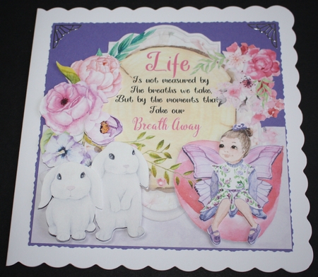 Little Flower Fairies & Friends 3  6x6 Cards by Marion Kimberley-Scott
