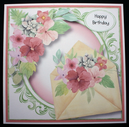 Beautiful Wildflowers Envelope 8x8 by Marion Kimberley-Scott
