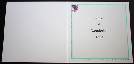 SUMMER  FLORAL GARDEN WITH CAT & BOOTS: Combined Topper & insert Sheet With Decoupage, Verses and Tags by Marion Kimberley-Scott