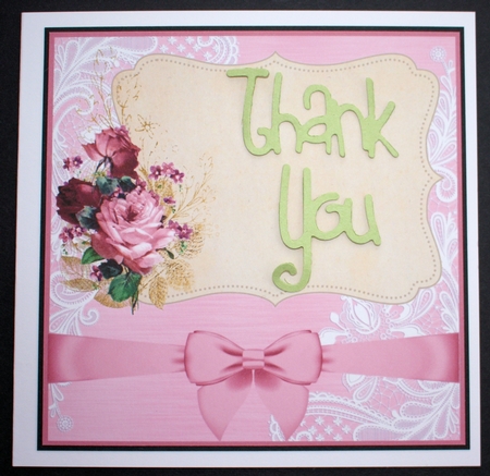 3 Pink rose frame card fronts/toppers 1 by Marion Kimberley-Scott