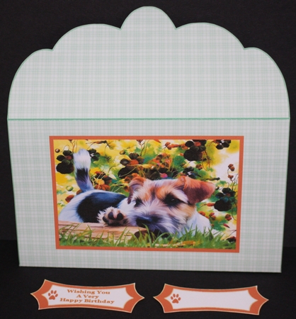 Sweet Little Terrier Puppy - Money Wallet by Marion Kimberley-Scott