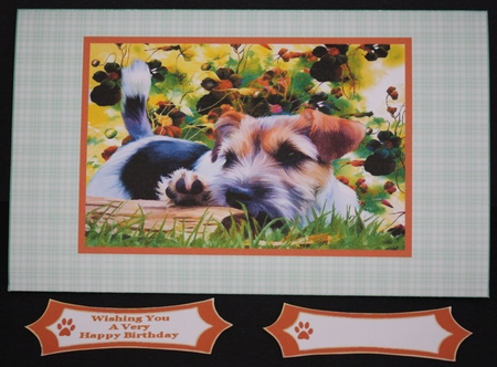 Sweet Little Terrier Puppy - Money Wallet by Marion Kimberley-Scott