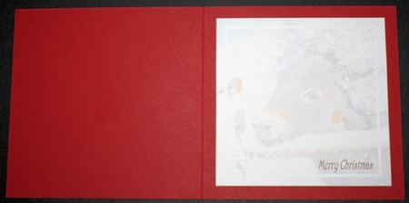 Christmas Vintage Donkey Insert 1 by Marion Kimberley-Scott