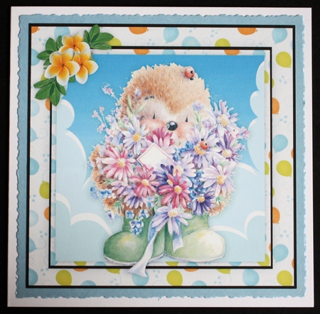 5, Card Fronts Hedgehogs and Rabbits  by Marion Kimberley-Scott