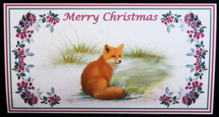 Winter fox money wallet by Marion Kimberley-Scott