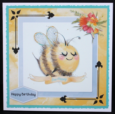 Bee Birthday card by Marion Kimberley-Scott