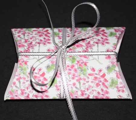 GERANIUMS: A4 Pink Geraniums Multi-Directional Patterned Background/Backing Paper by Marion Kimberley-Scott