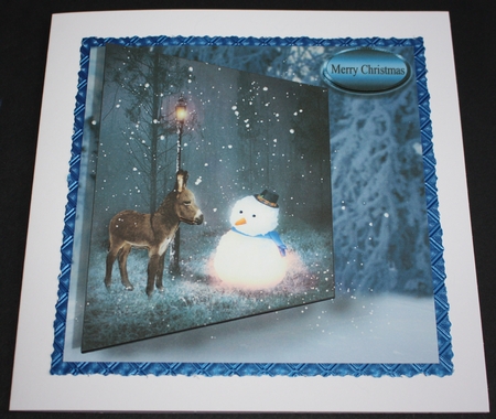glowing snowman by Marion Kimberley-Scott