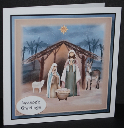 The Nativity 8x8 by Marion Kimberley-Scott