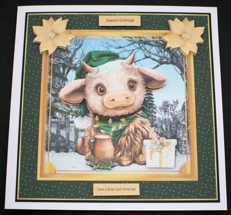 Christmas Bull 1 Mini Kit by Marion Kimberley-Scott