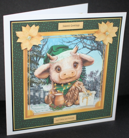 Christmas Bull 1 Mini Kit by Marion Kimberley-Scott