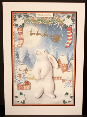 The wonder of Christmas A5 Decoupage Topper 1 by Marion Kimberley-Scott