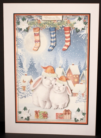The wonder of Christmas A5 Decoupage Topper 2 by Marion Kimberley-Scott