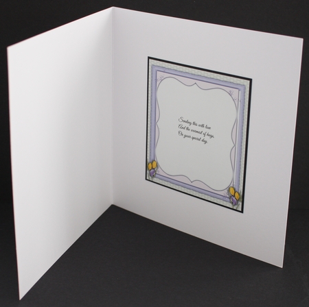 PROMISE OF SPRING: 2 Crocus Inserts, 1 Blank, 1 With Verse, Plus 3 Bonus Verses/Sentiments by Marion Kimberley-Scott