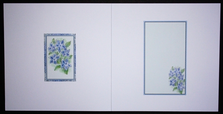 PERIWINKLES: A4 Multi-Directional Background/Backing Paper by Marion Kimberley-Scott
