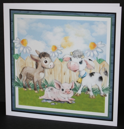 FARM FRIENDS quick card by Marion Kimberley-Scott