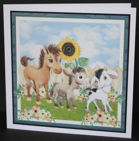FARM FRIENDS 2 quick card by Marion Kimberley-Scott