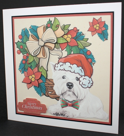 A Westie at Christmas by Marion Kimberley-Scott