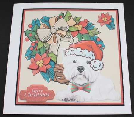 A Westie at Christmas by Marion Kimberley-Scott